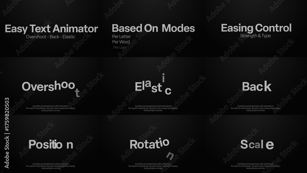 Text Animator | Overshoot, Elastic & Bounce Effects with Easy Controls ...
