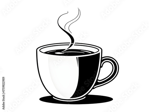 children book coffee silhouette, fairy tale mug silhouette, storybook coffee, whimsical mug silhouette, alice wonderland coffee, mad hatter tea silhouette, enchanted forest mug, dragon tale coffee, kn