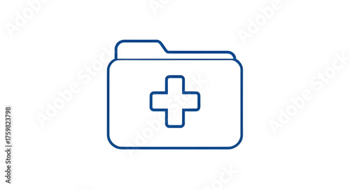 Healthcare document vector, Digital health record, Medical chart icon, Hospital record file, Health information folder, Patient data storage, Medical report icon, Health document design, Secure medica