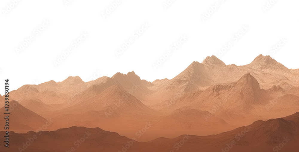 Naklejka premium PNG Mountain landscape astronomy outdoors.