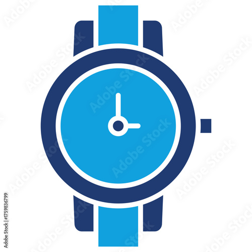 Alarm Flat Blue Icon