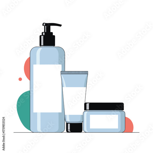 A collection of skincare products for a healthy glowing complexion.