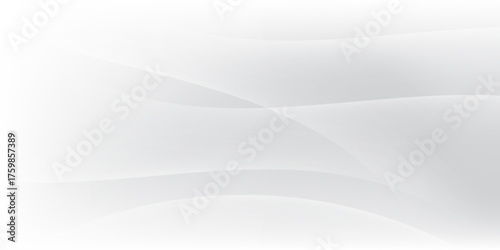 Curtain white wave soft shadow and blurred. frabic shapes curve designs. abstract backround on isolated.