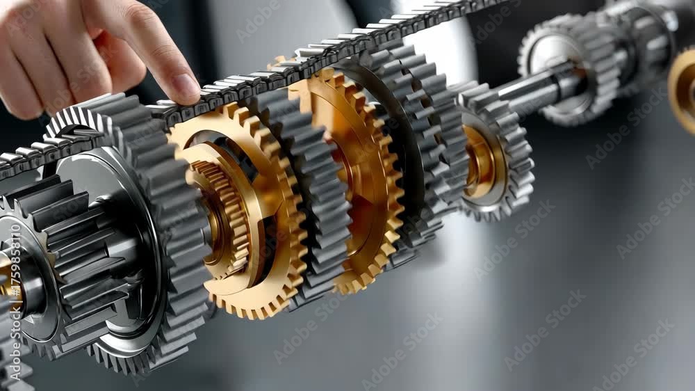 Exploring the mechanics of gear systems and their intricate components ...