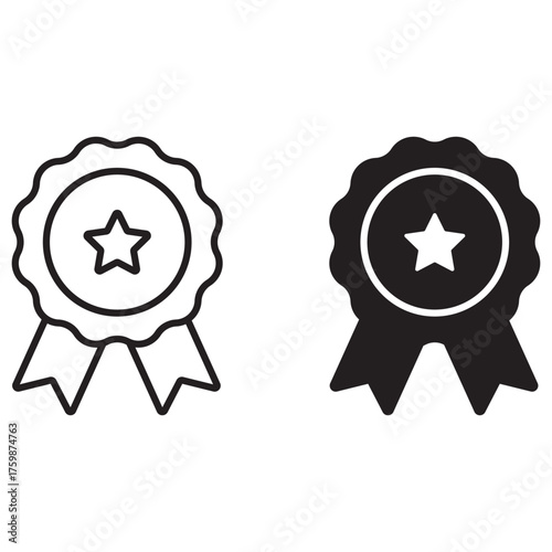 Exclusive benefit, prize, incentive, reward icon vector