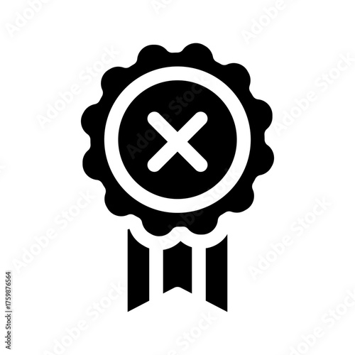 No Guarantee Glyph Icon