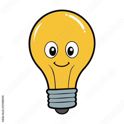 A lightbulb symbolizes ideas and innovation, shining bright with energy. Its glowing filament or LED spreads warm, illuminating light that brightens spaces and minds alike.
