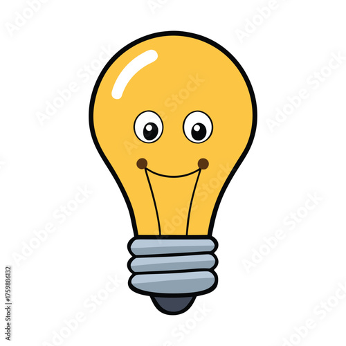 A lightbulb symbolizes ideas and innovation, shining bright with energy. Its glowing filament or LED spreads warm, illuminating light that brightens spaces and minds alike.
