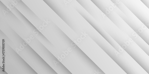 White, gray abstract background geometry shine and 3D layer element vector for presentation design. abstract pattern design Space design concept Suit for business, landing page, wallpaper background.	