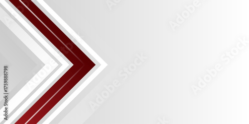 red and white banner background with diagonal stripes design. modern futuristic subtle abstract background. Modern gray abstract vector long banner background. Futuristic technology concept graphic.	