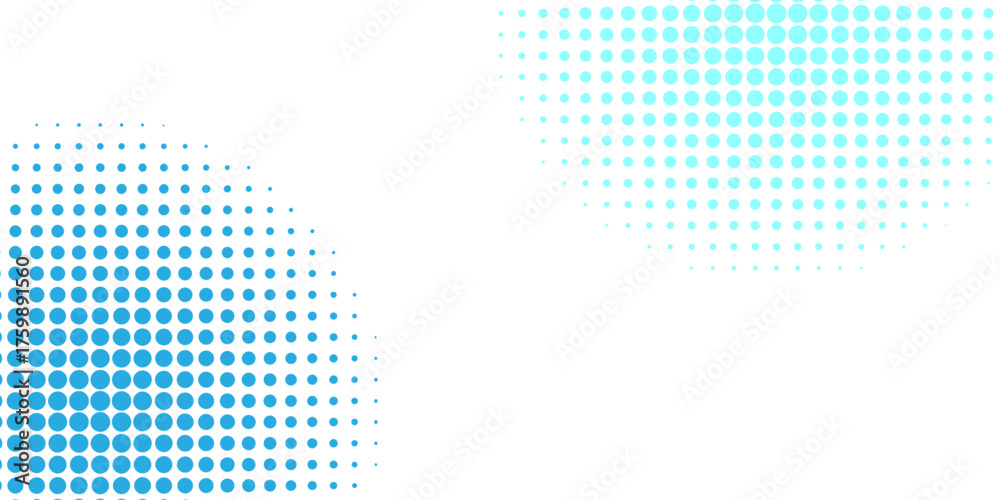 Obraz premium Basic halftone dots effect in past and white color. Halftone effect. Halftone background. Pop art, comic style. Pattern with small circles Futuristic panel Vector illustration. sites, business cards.