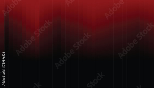 Abstract red to black gradient background with soft vignette and subtle vertical stripes; dramatic backdrop with deep shadow, ample copy space for banners, headers, posters