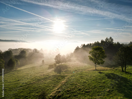 Krajobraz jesienią, Góry