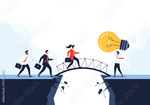 Connecting ideas and people across a divide to foster innovation and collaboration.