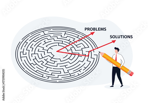 Navigating complex mazes to find solutions for challenging problems.
