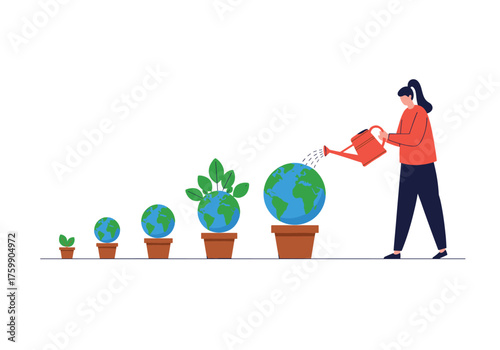 Nurturing global growth and sustainability through conscious environmental practices and resource management.