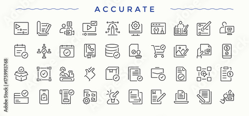 Correct icon set. Web icons pack. Ok icon set. Contains related to check, checkmark, approve, signs, confirm, check marks sign and more.