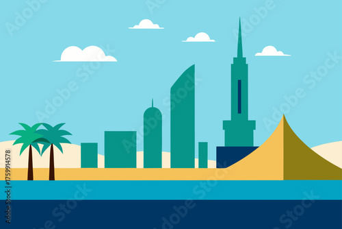 vector illustration of a city landscape