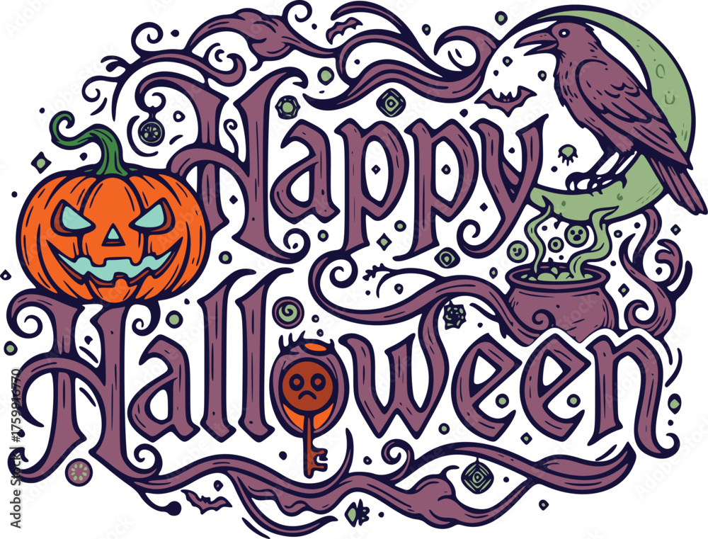 Fototapeta premium Spooky Swirls 