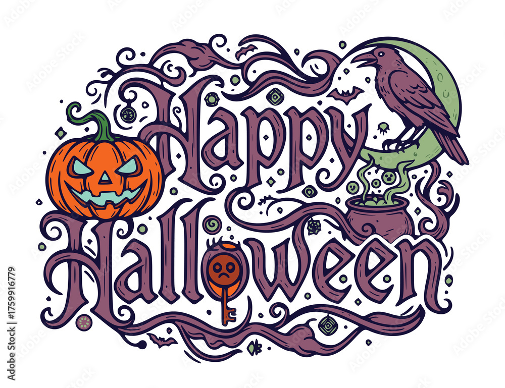 Fototapeta premium Spooky Swirls 