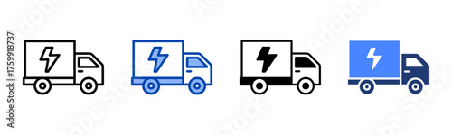 Clean Transportation icon set multiple style collection