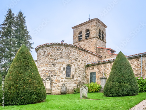 Eglise de Saint-Victor-sur-Loire en France