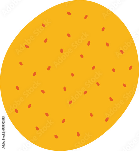 Handcrafted texture with random grain spots natural organic