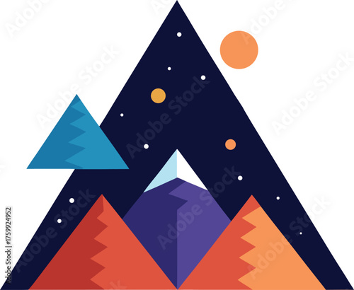 Vector maximalist frontier merging galaxies pyramids