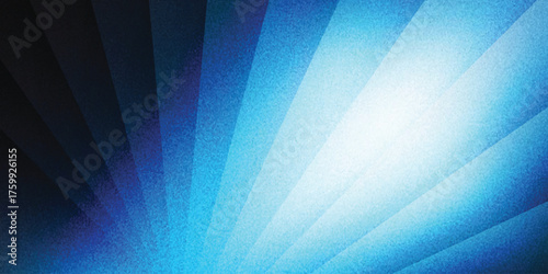Blue gradient background grainy glowing blue light on dark backdrop noise texture