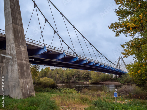 Repère de crues sur la Loire en France