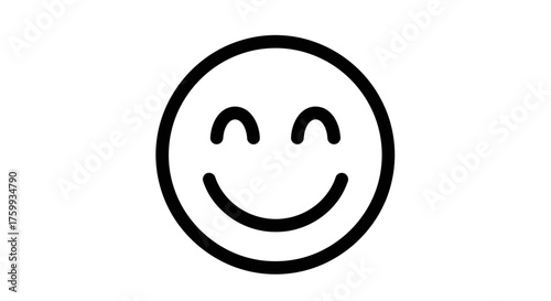 Abstract Impression Of A Smiling Face, Darkness, Silhouette, Isolated, Black Canvas