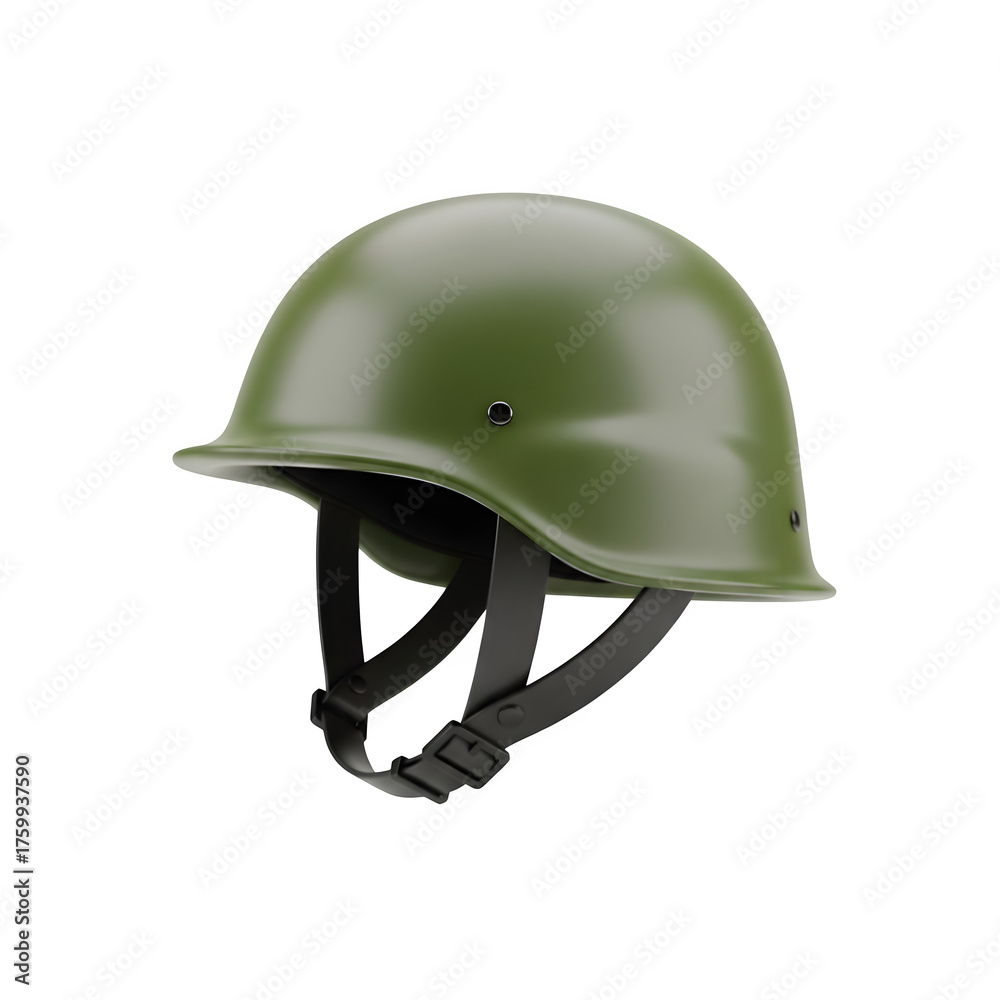 Fototapeta premium military helmet isolated on white