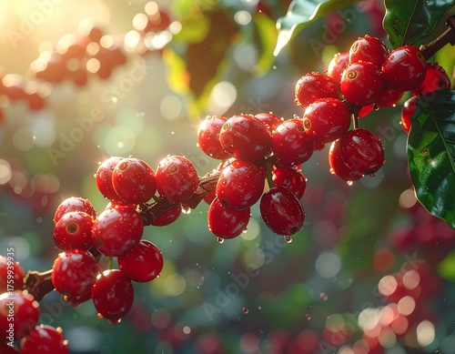 Red coffee berries