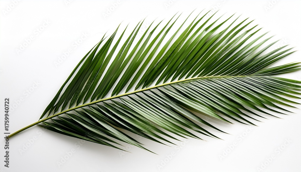 Obraz premium Palm Tree Leaf Isolated