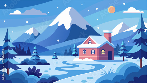 A quiet winter wonderland the perfect place to escape the hectic world and simply breathe in the crisp fresh air.