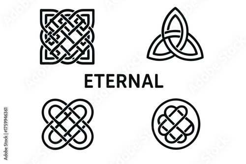 Celtic knot symbols: intricate designs and eternal patterns