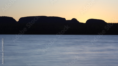 Sunset over the Lake