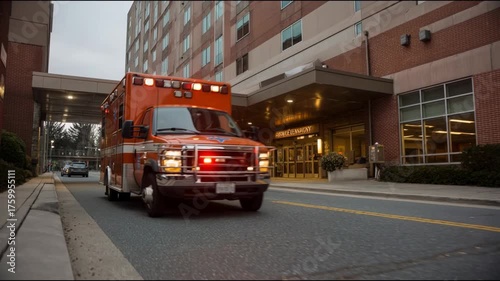 Ambulance Arrival at Hospital Emergency Room