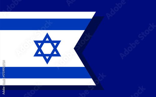 Israel flag banner vector
Vector banner with flag