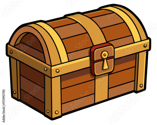 old wooden chest