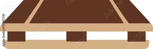 Detailed sandpit play area backyard fun for kids outdoor activity vector