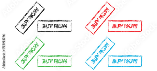 Set of Distressed Rubber Stamp Icons with 