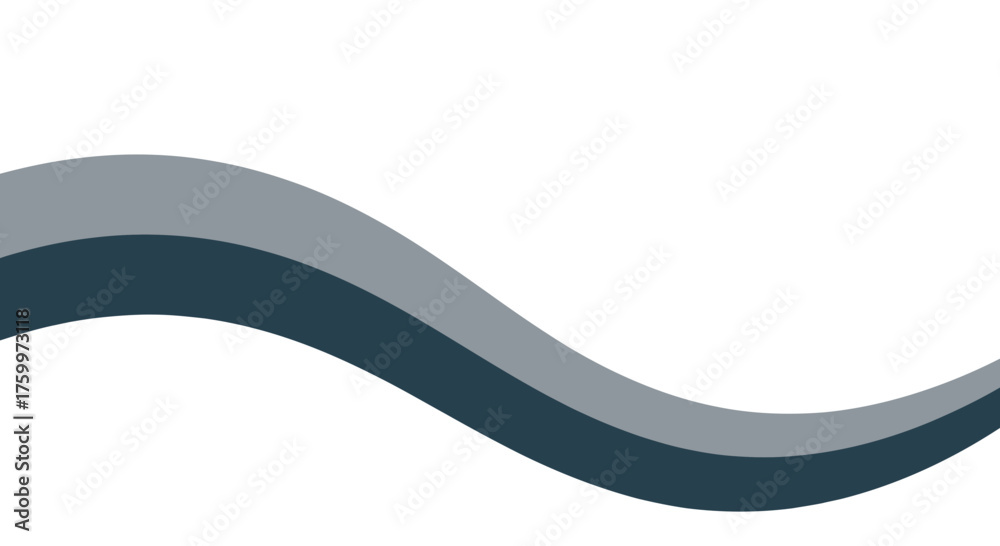 Fototapeta premium Abstract Waves Design In Dark Background Creative Artwork With Vector Illustrations
