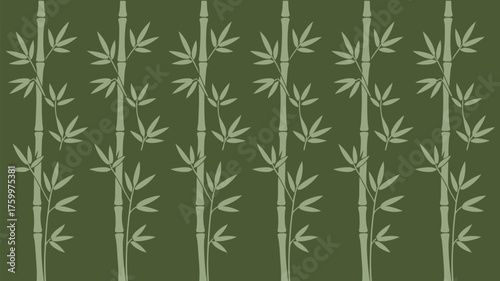Elegant bamboo forest pattern for serene spa designs and calming natural backgrounds, perfect for eco-friendly branding and sustainable projects