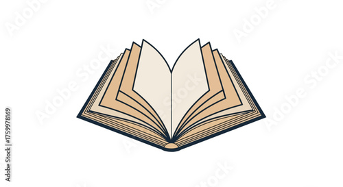 An Opened Book Against A Black Background Representing Education And Knowledge