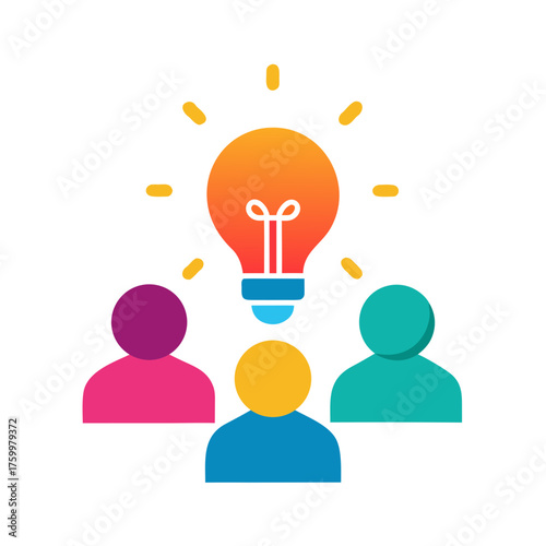 Equity and inclusion idea concept people sharing together vector illustration