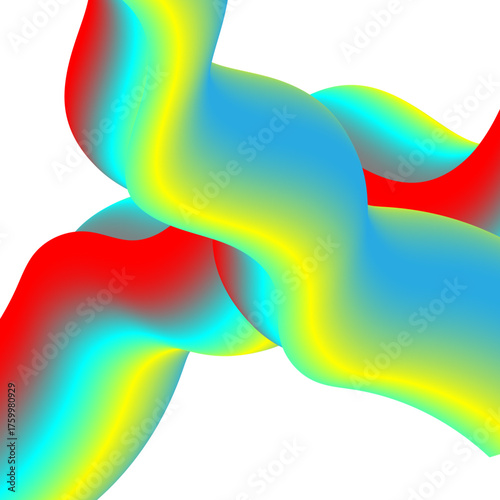 Vibrant Rainbow Flow Design Background 
