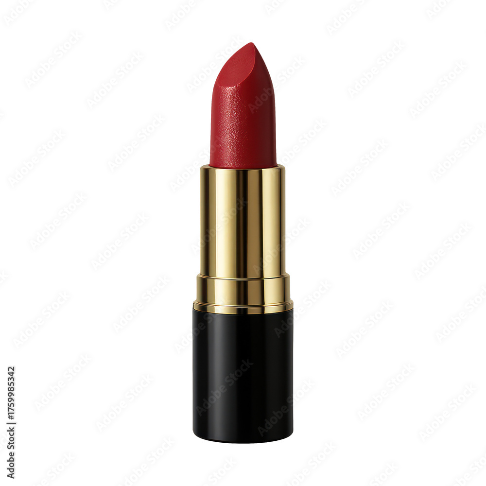 Fototapeta premium PNG Elegant red lipstick tube