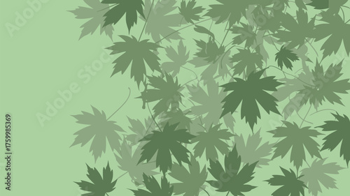 Stylish green foliage pattern creating a fresh, calming ambiance perfect for backgrounds, designs, and elegant artistic projects needing natural beauty