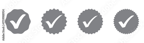 Hand drawing green tick mark icon on white background. Digital hand drawing check mark vector set. Creative vector tick mark icon set.